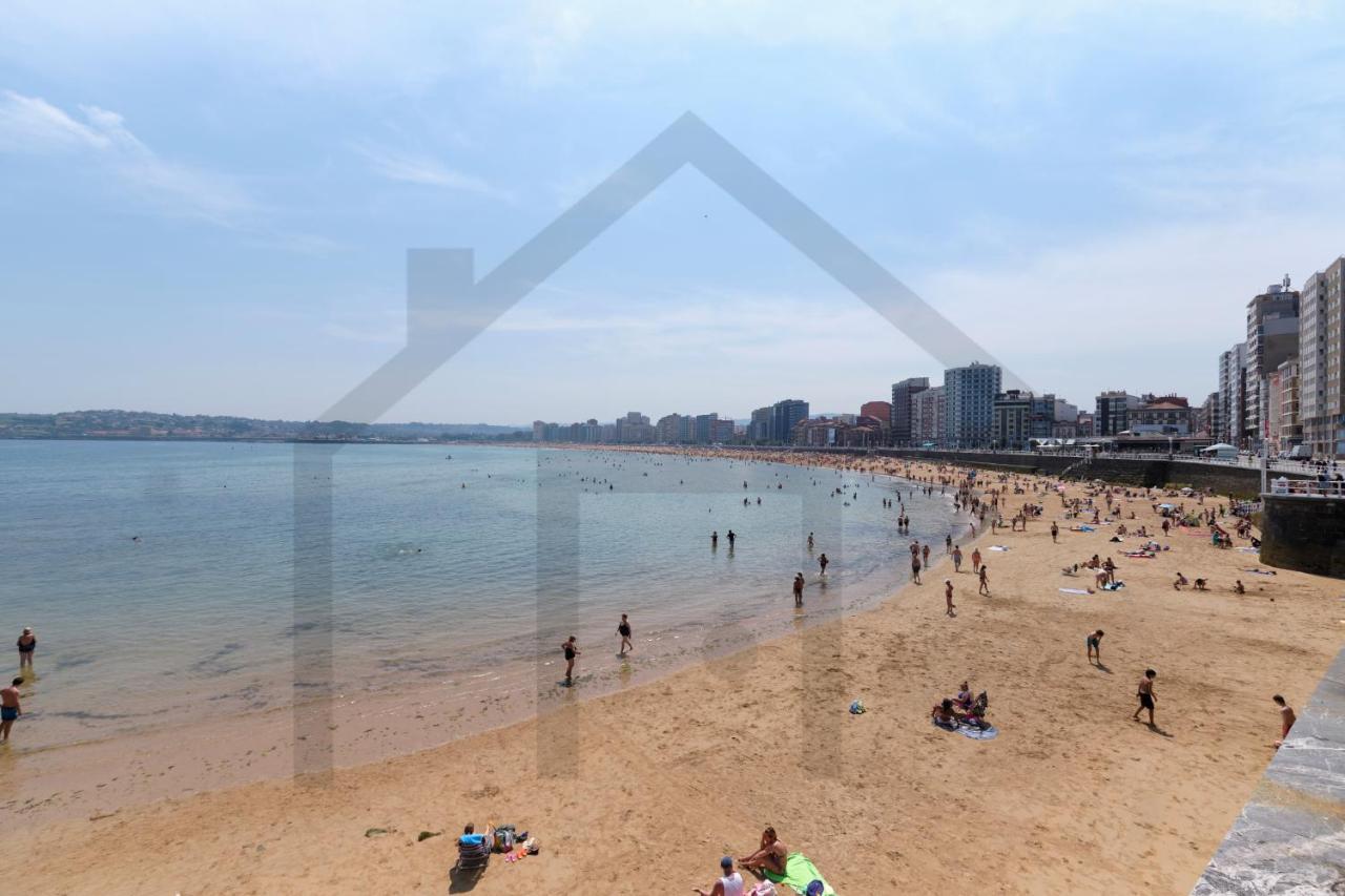 El Pixin - Apartamento De Gran Categoria En Gijón Dış mekan fotoğraf